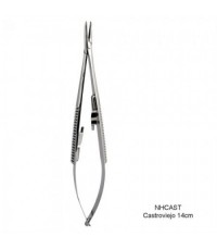 Castroviejo Straight Locking Needle Holder